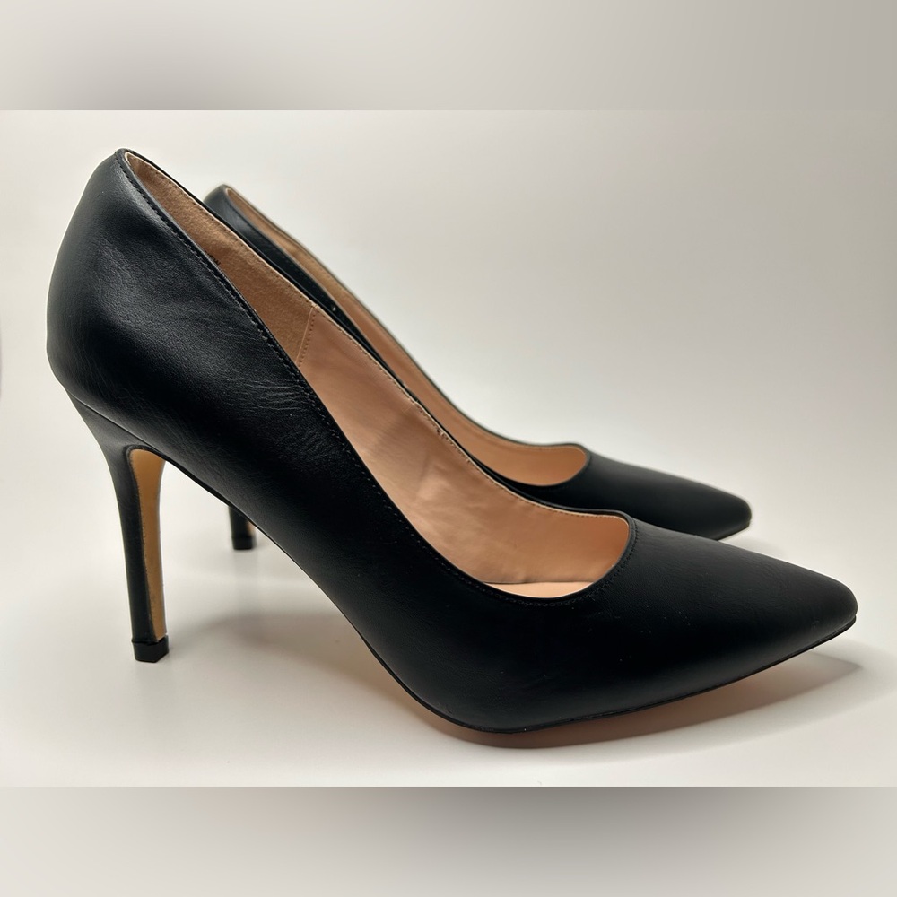Classic Black Pointed-Toe Women's High Heels
